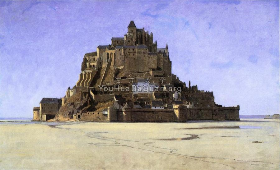 Mont Saint Michel - 威廉·斯坦利·哈兹尔廷